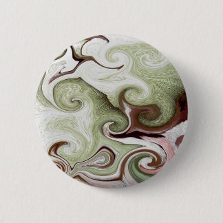 Badge Rond 5 Cm La mer éponge les boules blanches roses vertes de
