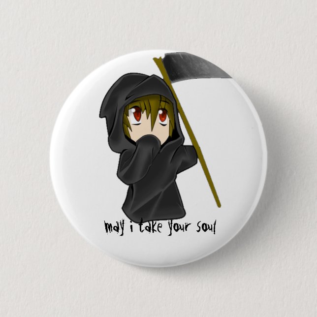 Badge Rond 5 Cm la mort (Devant)
