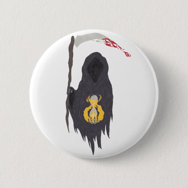 Badge Rond 5 Cm La mort éternelle (Devant)