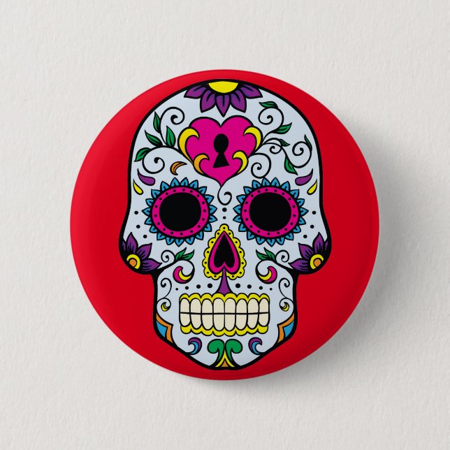 Badge Rond 5 Cm Là muerte 6 (Devant)