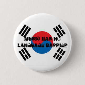 Badge Rond 5 Cm La musique n'a aucune barrière linguistique