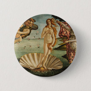 Badge Rond 5 Cm La naissance de Vénus - Sandro Botticelli