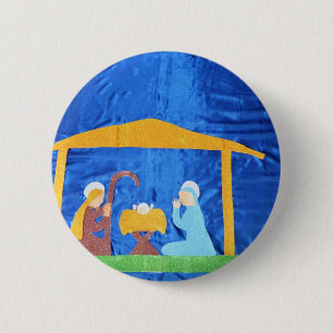 Badge Rond 5 Cm La Nativité