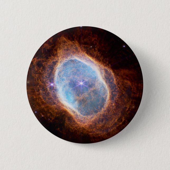 Badge Rond 5 Cm La Nebula de l'Anneau du Sud (Devant)