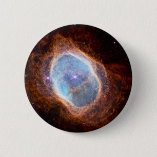 Badge Rond 5 Cm La Nebula de l'Anneau du Sud