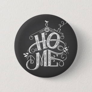 Badge Rond 5 Cm La nouvelle maison Graphic de célébration