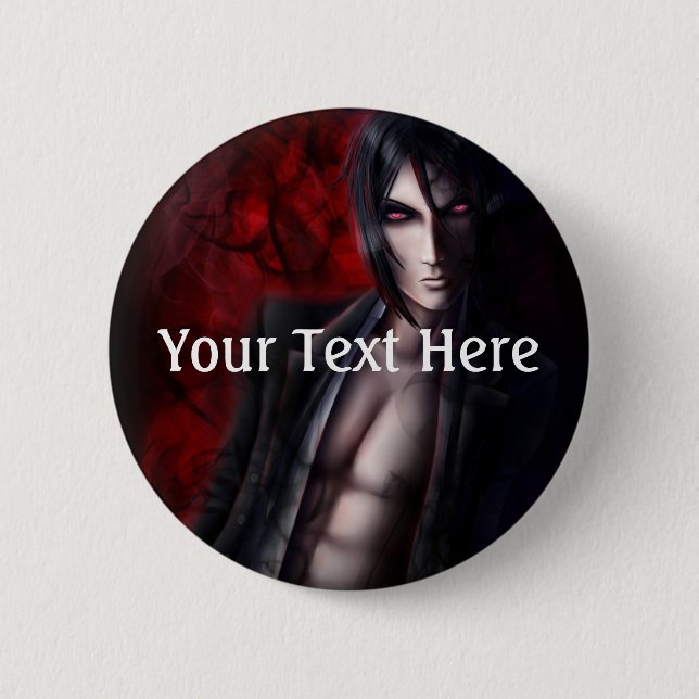 Badge Rond 5 Cm La nuit de Falln Devil (Devant)