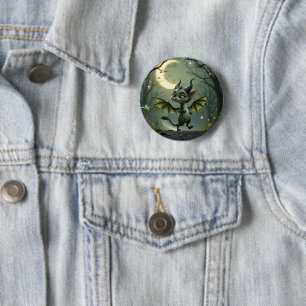 Badge Rond 5 Cm Là où les rayons de lune dansent, un peu de malice
