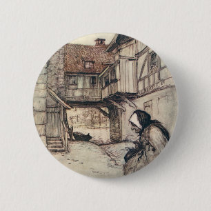 Badge Rond 5 Cm La paille, le charbon, et l'haricot