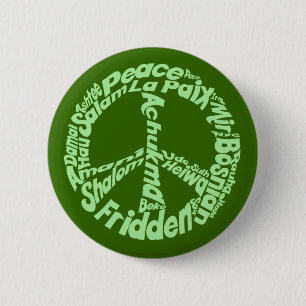 Badge Rond 5 Cm La paix dans toutes les langues