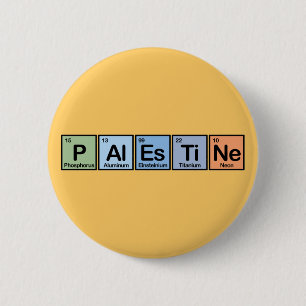 Badge Rond 5 Cm La Palestine a fait des éléments