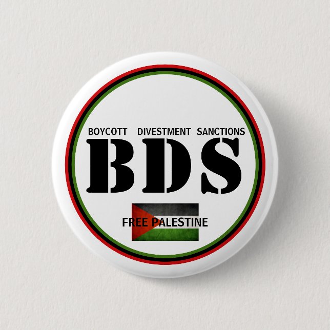 Badge Rond 5 Cm La Palestine libre (Devant)