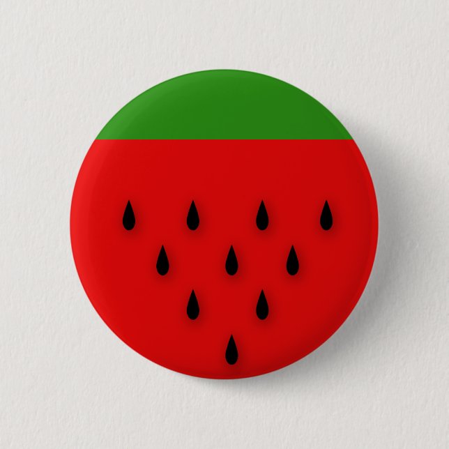 Badge Rond 5 Cm La pastèque ! (Devant)