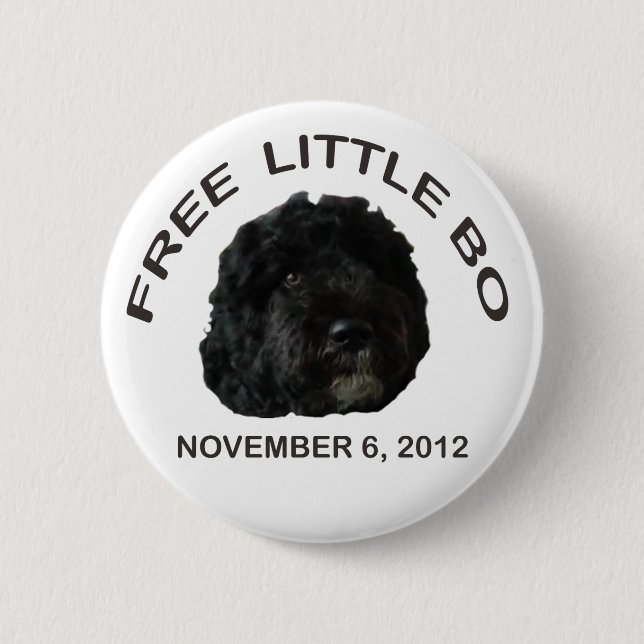 Badge Rond 5 Cm La PETITE BO LIBRE se boutonnent (Devant)