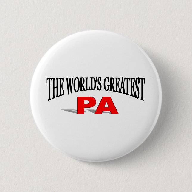 Badge Rond 5 Cm La plus grande PA du monde (Devant)