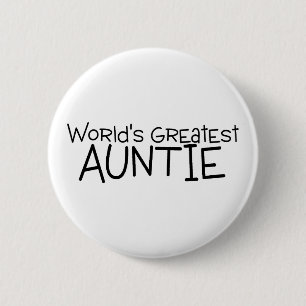 Badge Rond 5 Cm La plus grande tante des mondes