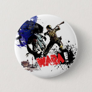 Badge Rond 5 Cm La Pologne Wara !