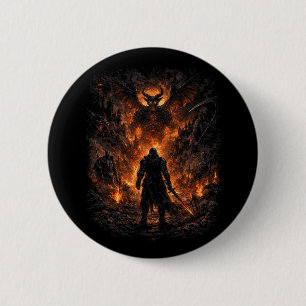 Badge Rond 5 Cm La Porte de l'Enfer