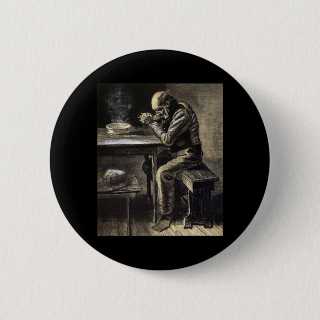 Badge Rond 5 Cm La prière (Devant)