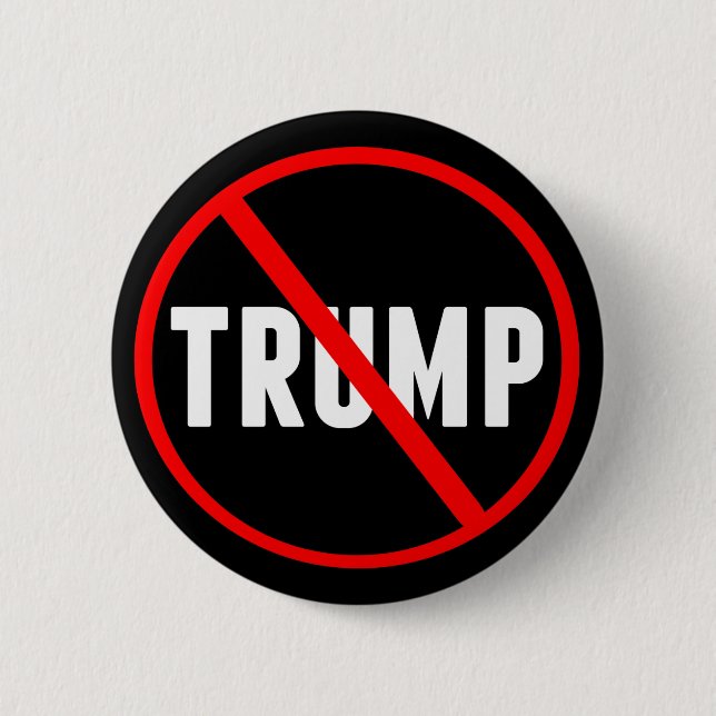 Badge Rond 5 Cm La résistance anti-Trump (Devant)