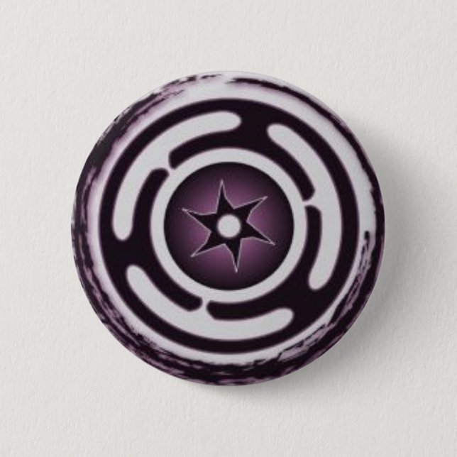 Badge Rond 5 Cm La roue de Heckate (Devant)