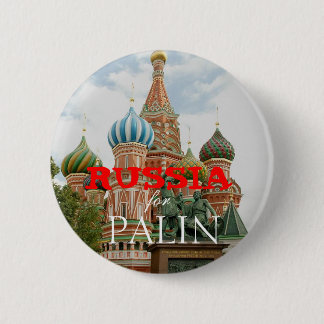 Badge Rond 5 Cm La Russie pour Palin