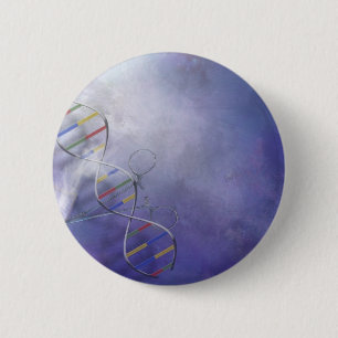 BADGE ROND 5 CM LA SCIENCE D'ADN