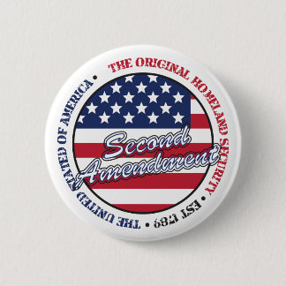 Badge Rond 5 Cm La sécurité de patrie originale - deuxième