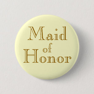 Badge Rond 5 Cm La servante d'honneur