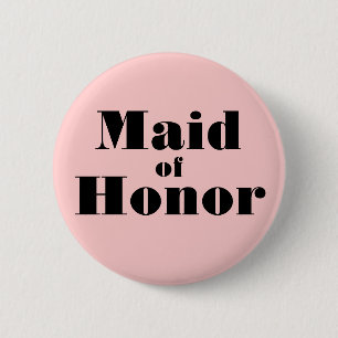 Badge Rond 5 Cm La servante d'honneur