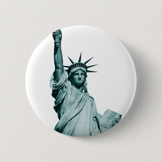 Badge Rond 5 Cm La statue de la liberté