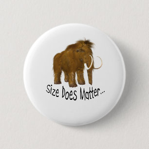 Badge Rond 5 Cm La taille importe Mammoth laine