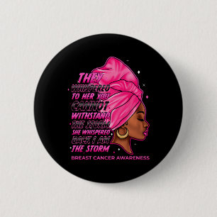 Badge Rond 5 Cm La tempête Les femmes noires Le cancer du sein Sur
