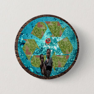 Badge Rond 5 Cm La terre