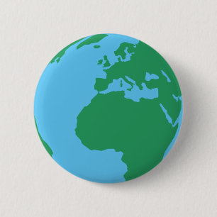 Badge Rond 5 Cm La terre