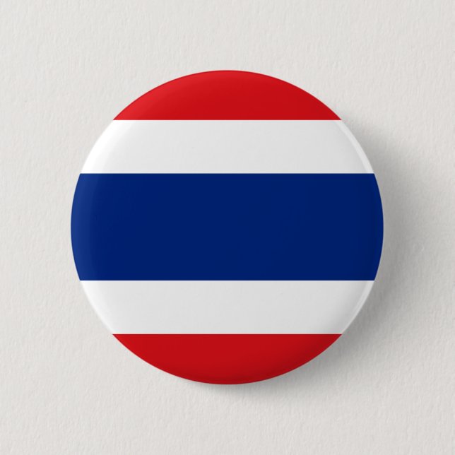 Badge Rond 5 Cm la Thaïlande (Devant)