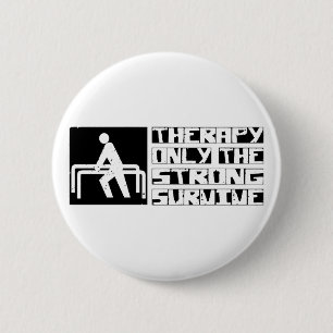 Badge Rond 5 Cm La thérapie survivent