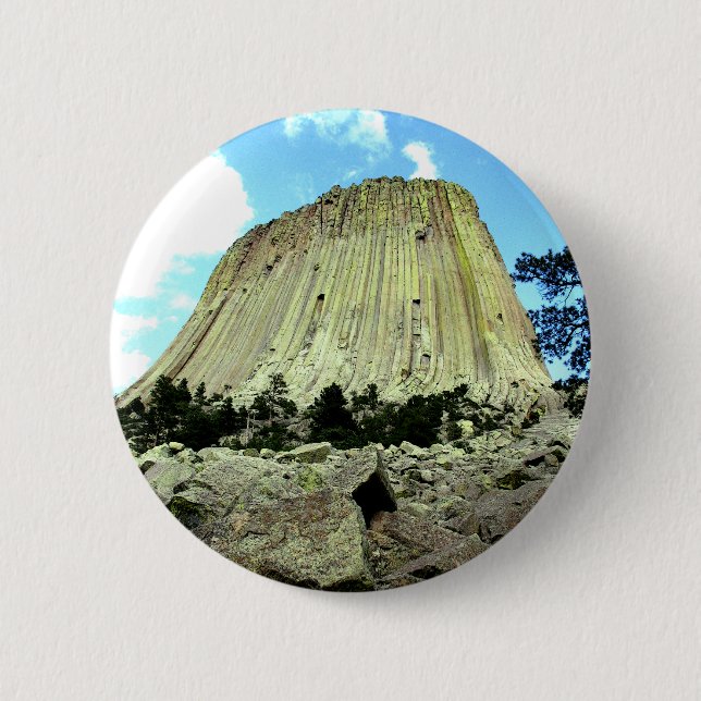 Badge Rond 5 Cm La tour du diable (Devant)