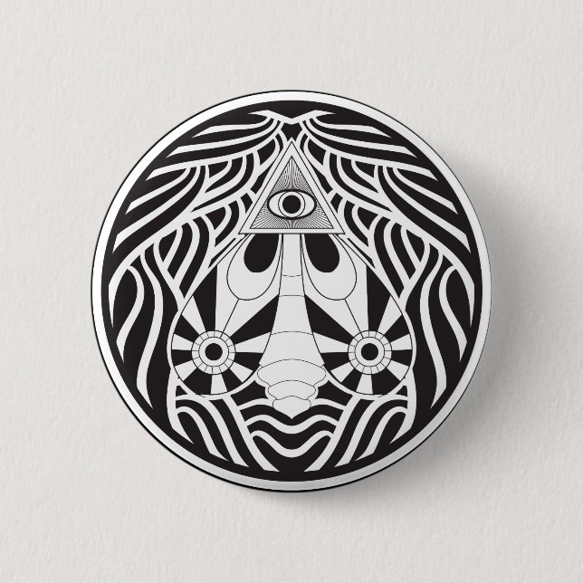 Badge Rond 5 Cm La toute la mite voyante (Devant)