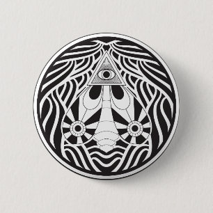 Badge Rond 5 Cm La toute la mite voyante