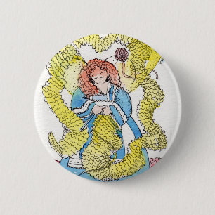 Badge Rond 5 Cm La tricoteuse