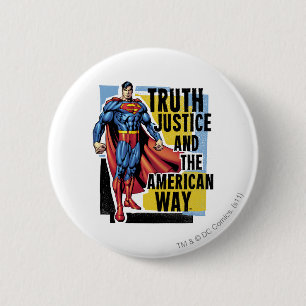 Badge Rond 5 Cm La vérité, la justice