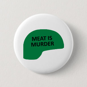 Badge Rond 5 Cm La viande est meurtre
