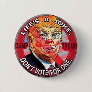 Badge Rond 5 Cm La vie est un Anti-Atout 2016 de plaisanterie