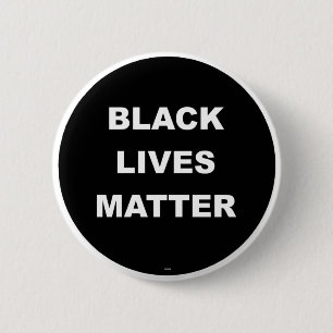 BADGE ROND 5 CM LA VIE NOIRE EST IMPORTANTE