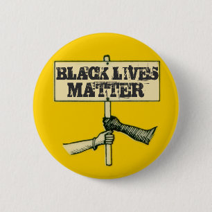 BADGE ROND 5 CM LA VIE NOIRE EST IMPORTANTE