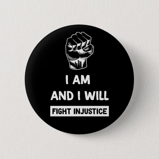 Badge Rond 5 Cm La vie noire importe (Devant)
