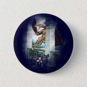 Badge Rond 5 Cm La Vignette du Dragon