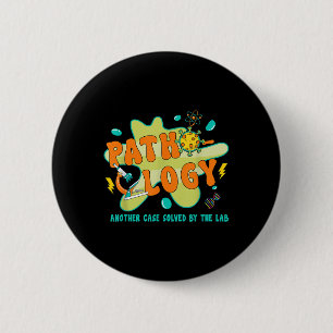 Badge Rond 5 Cm Lab Week 2025 Pathologie Rétro Mystère Machine De