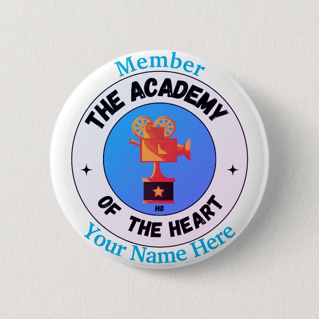 Badge Rond 5 Cm L'Académie du Coeur (Devant)
